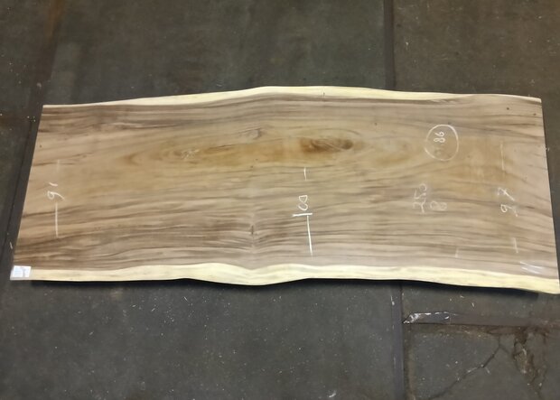 Suar boomstamblad 250x97x8cm